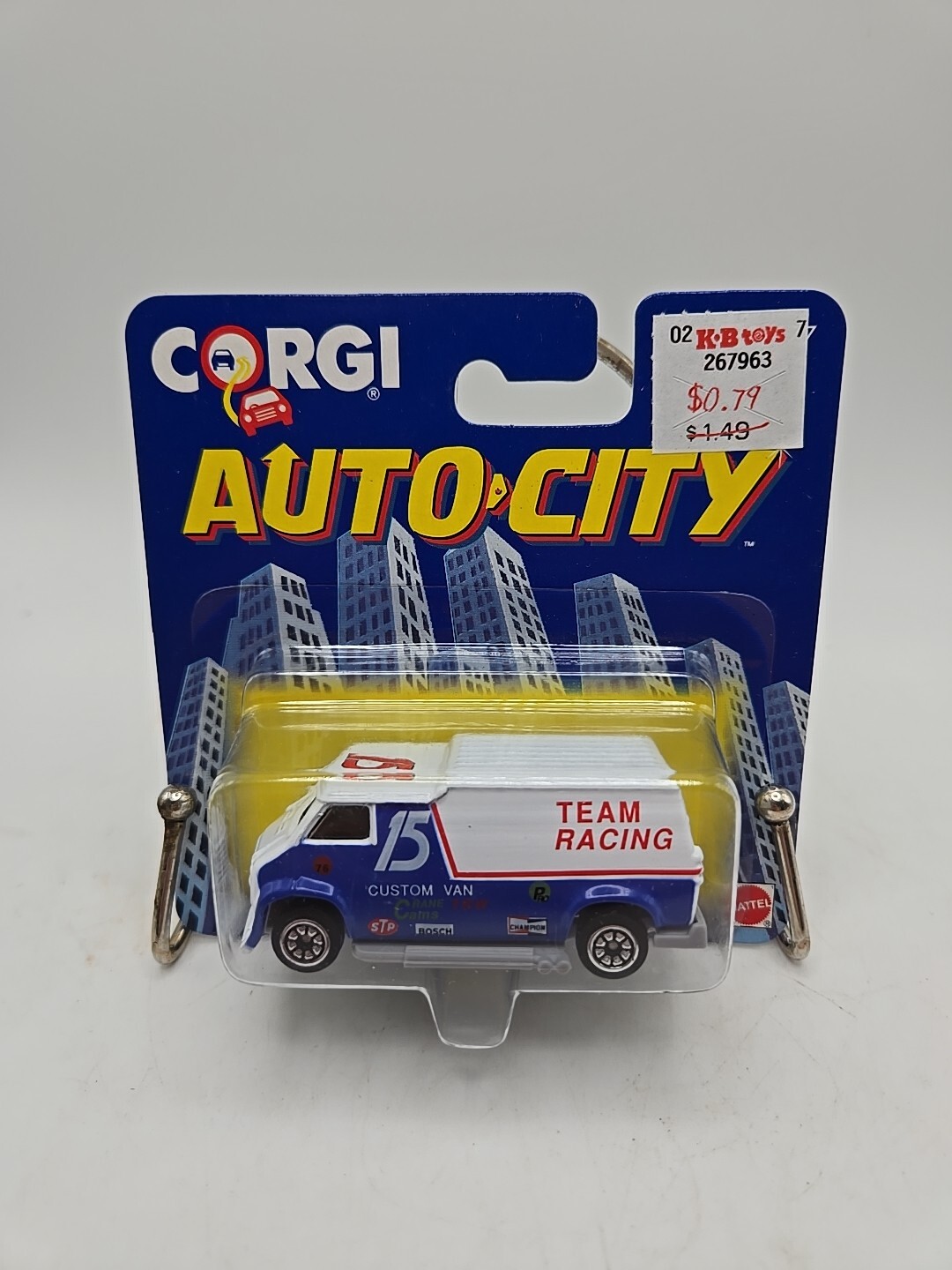 Corgi By Mattel- Hot Rod Custom Van – Team Racing (1994 Corgi Auto City)