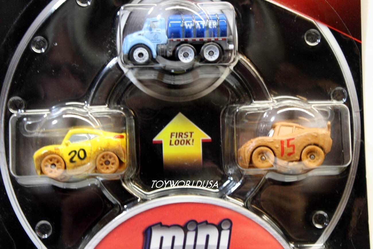 2017 Disney Pixar Cars Mini-Racers DERBY RACERS Mr Drippy Cruz Ramirez Lightning