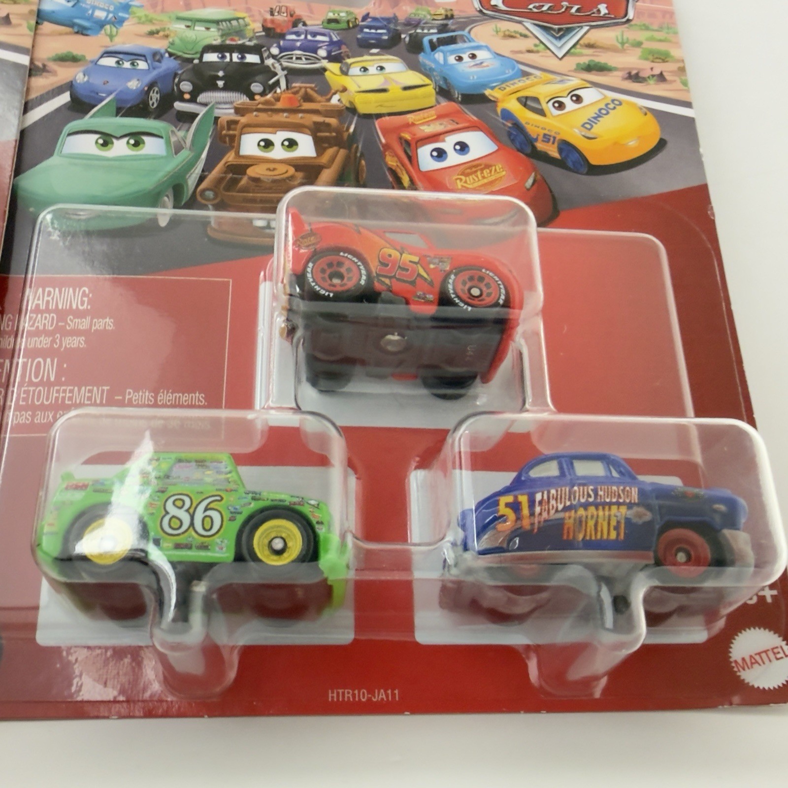 Mattel Disney Pixar Cars Mini Racers 3-Pack Lot of 3 Diecast New Sealed