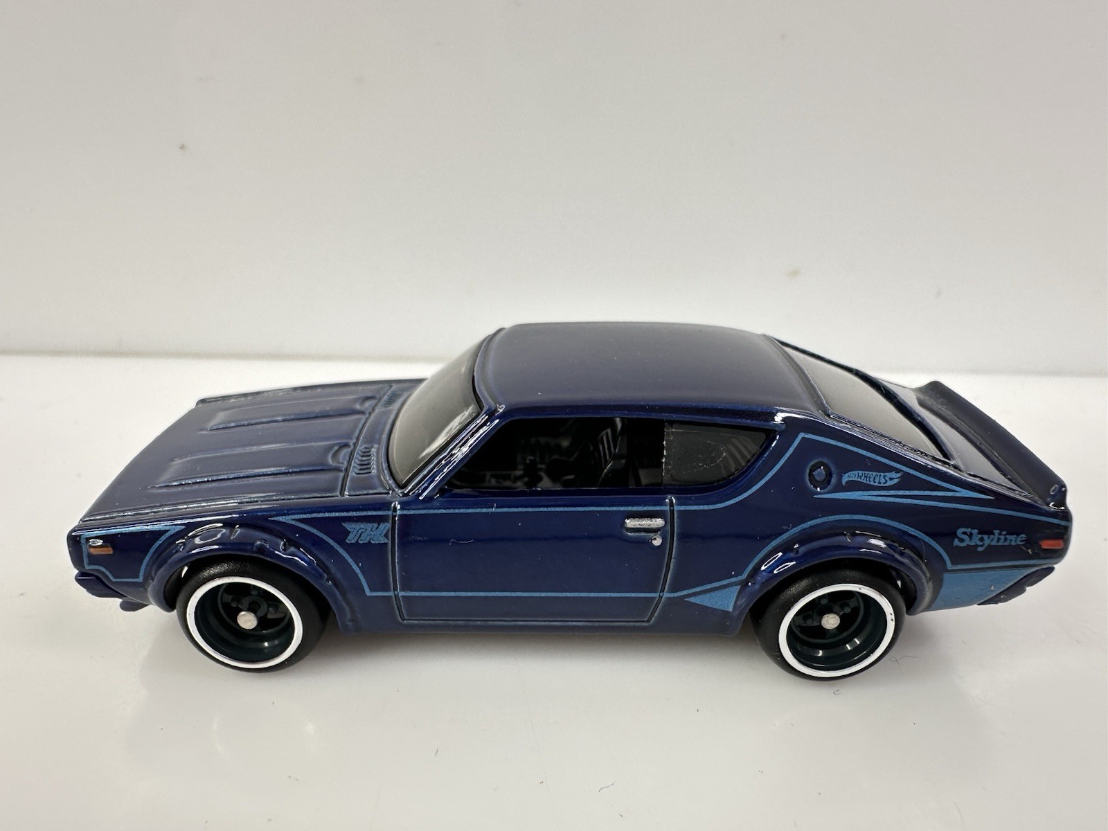 Hot Wheels Then And Now Nissan Skyline 2000 GT-R Super Treasure Hunt Blue HTF