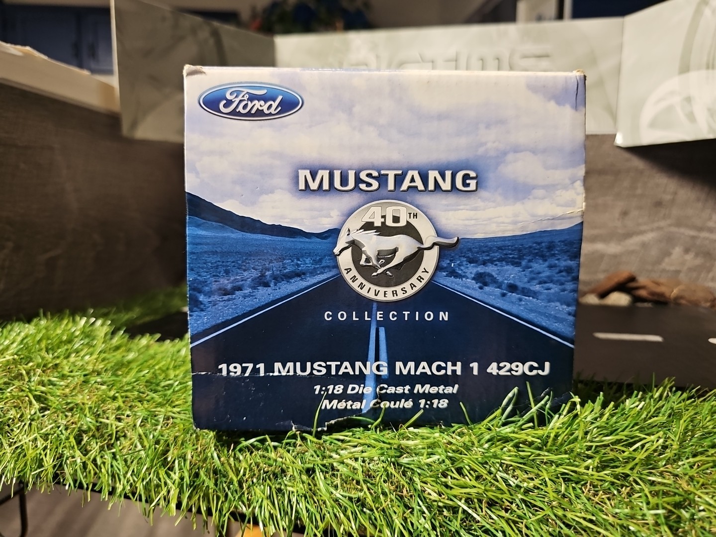 Vntg 2004 Ertl Am. Muscle 1971 Mustang Mach I 429CJ 1:18 40th Ann. Collection