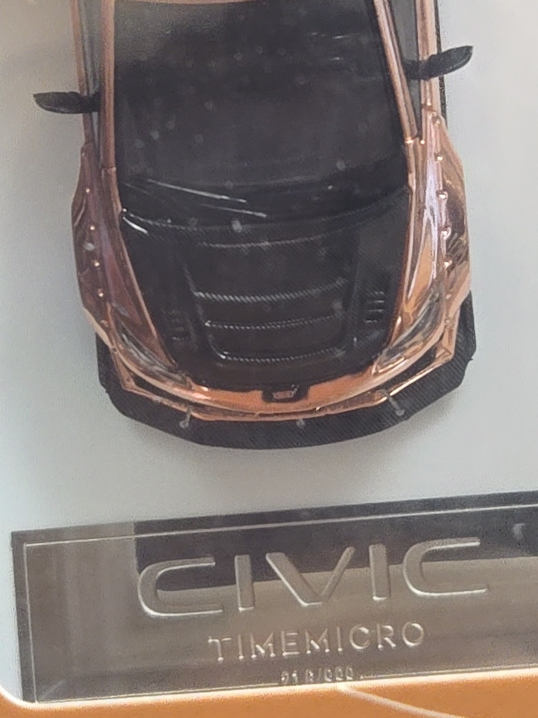 Time Micro 1:64 Honda Civic Type R Bronze Chrome Rare Diecast