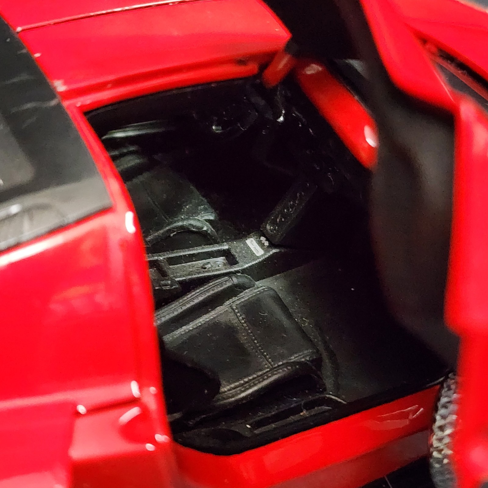 Rare Mattel Retro 2002 Y2K Hot Wheels Ferrari Enzo 1:18 Red Car Vtg Diecast V12
