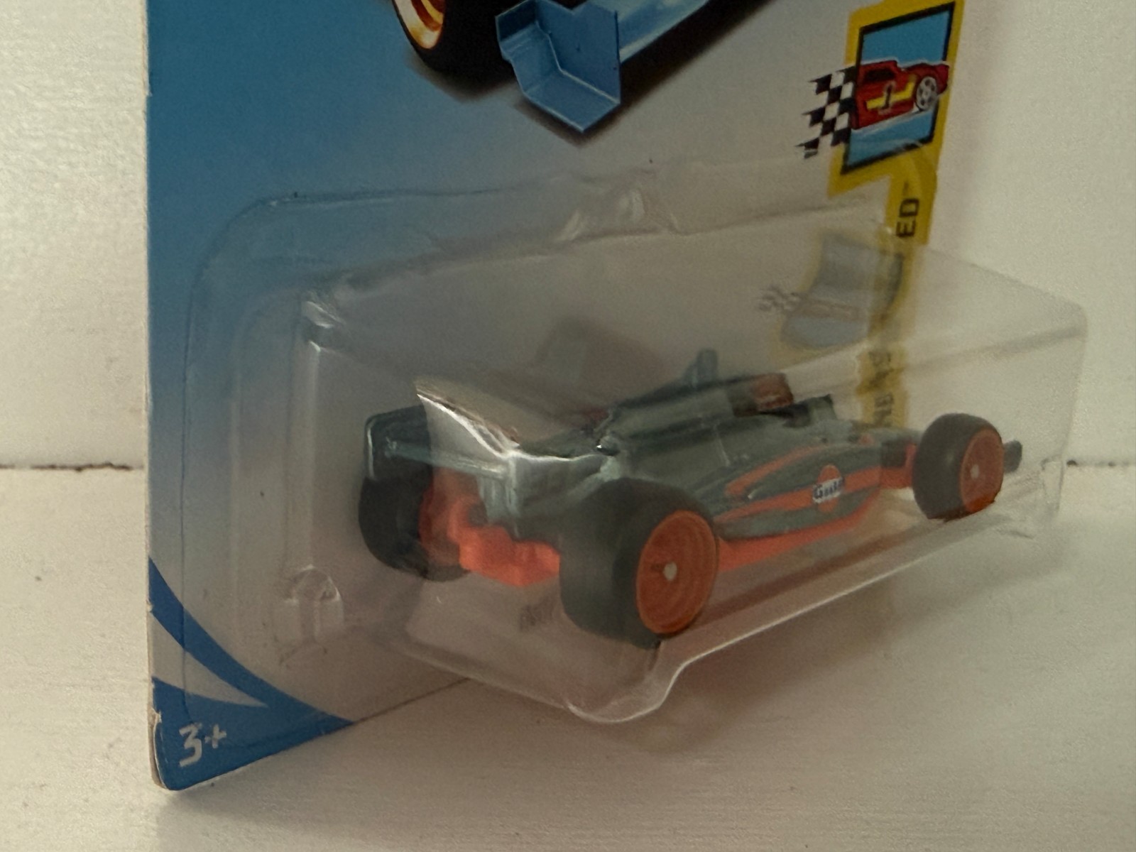 2018 HOT WHEELS SUPER TREASURE HUNT 5/10 TRACK STARS INDY 500 OVAL GULF 33 1:64