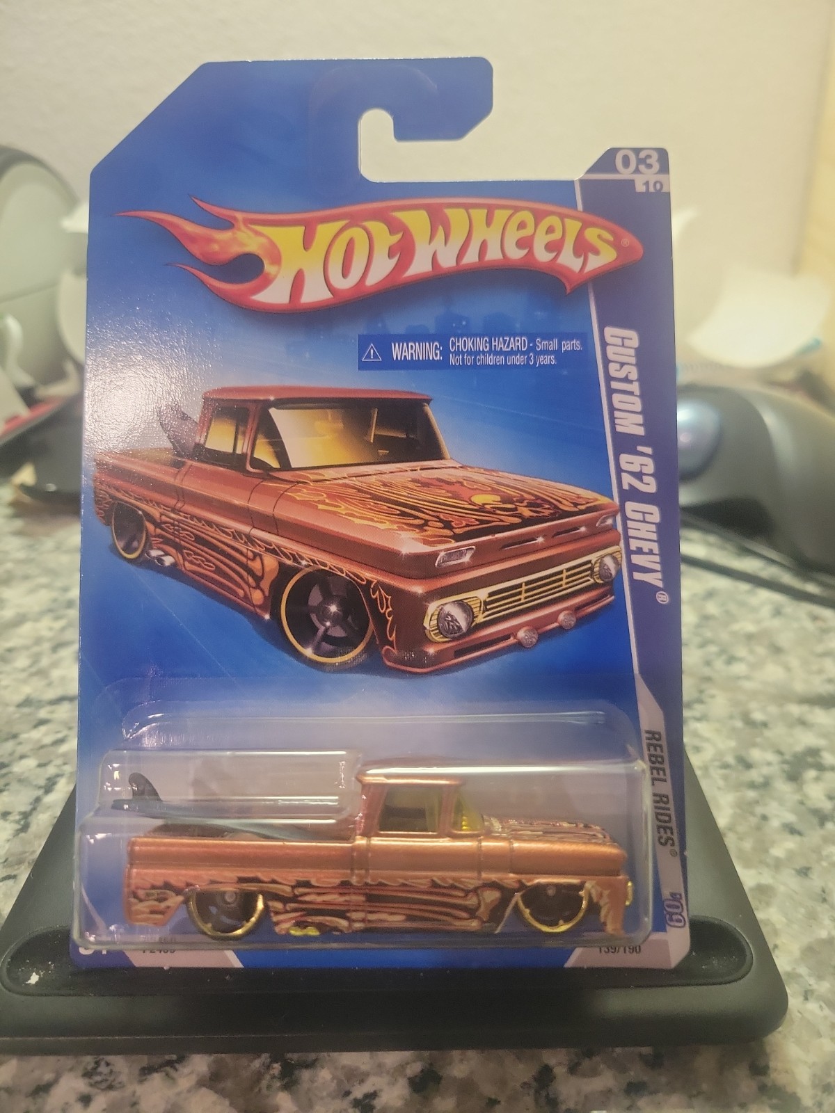 Hot Wheels Custom 62 chevy copper 139/190