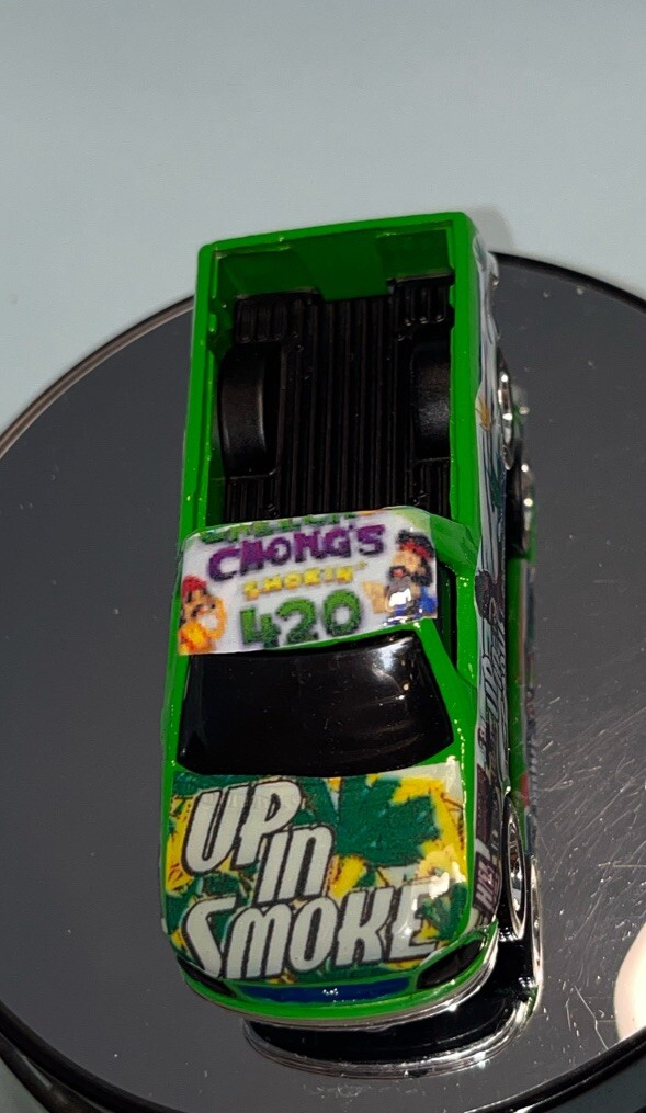 Hot Wheels JC Whitney Ford Truck it’s A Custom Real Riders Cheech & Chong