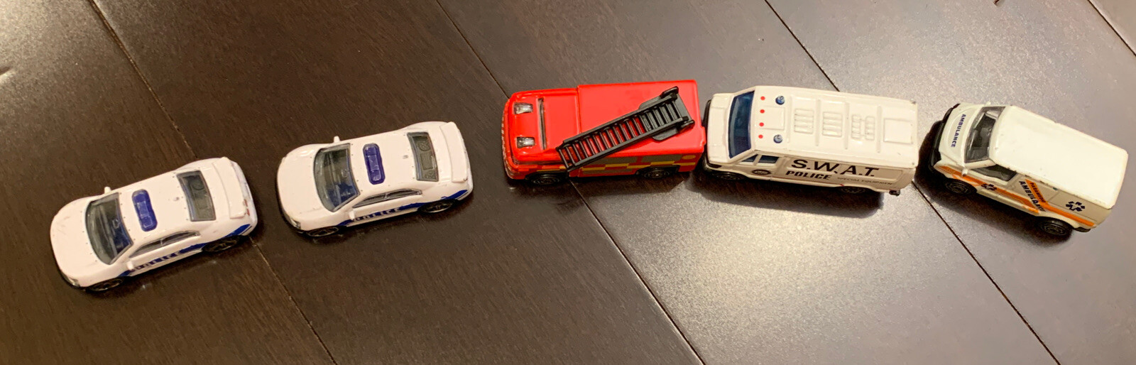 Teamsterz and Welly Police, S.W.A.T Police, Fire & Rescue, Ambulance Die Cast