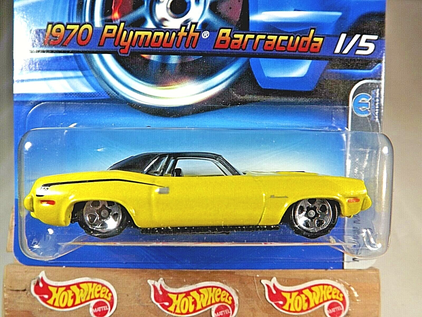 2006 Hot Wheels Kmart Exclusive #61 Mopar Madness 1970 PLYMOUTH BARRACUDA Yellow
