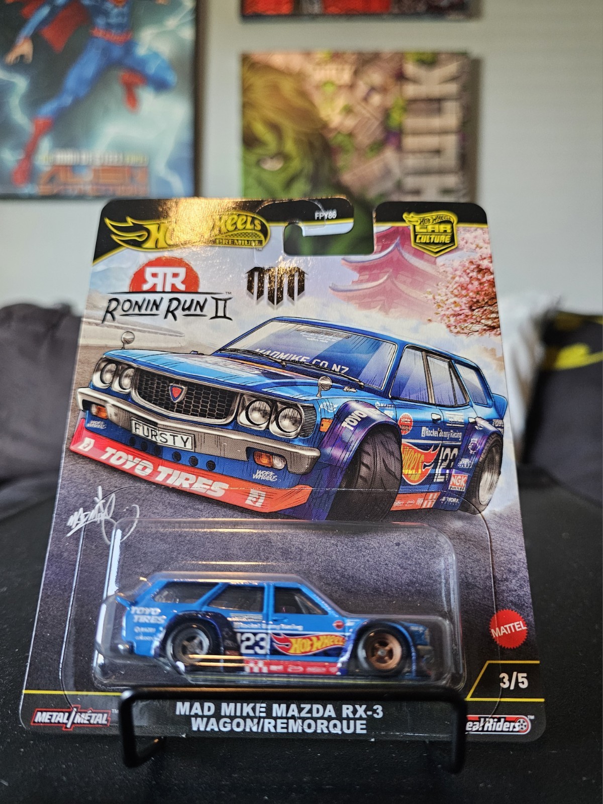 Hot Wheels 2025 Car Culture Ronin Run 2 Set Of 5 Premium 1/64 Scale Diecast JDM