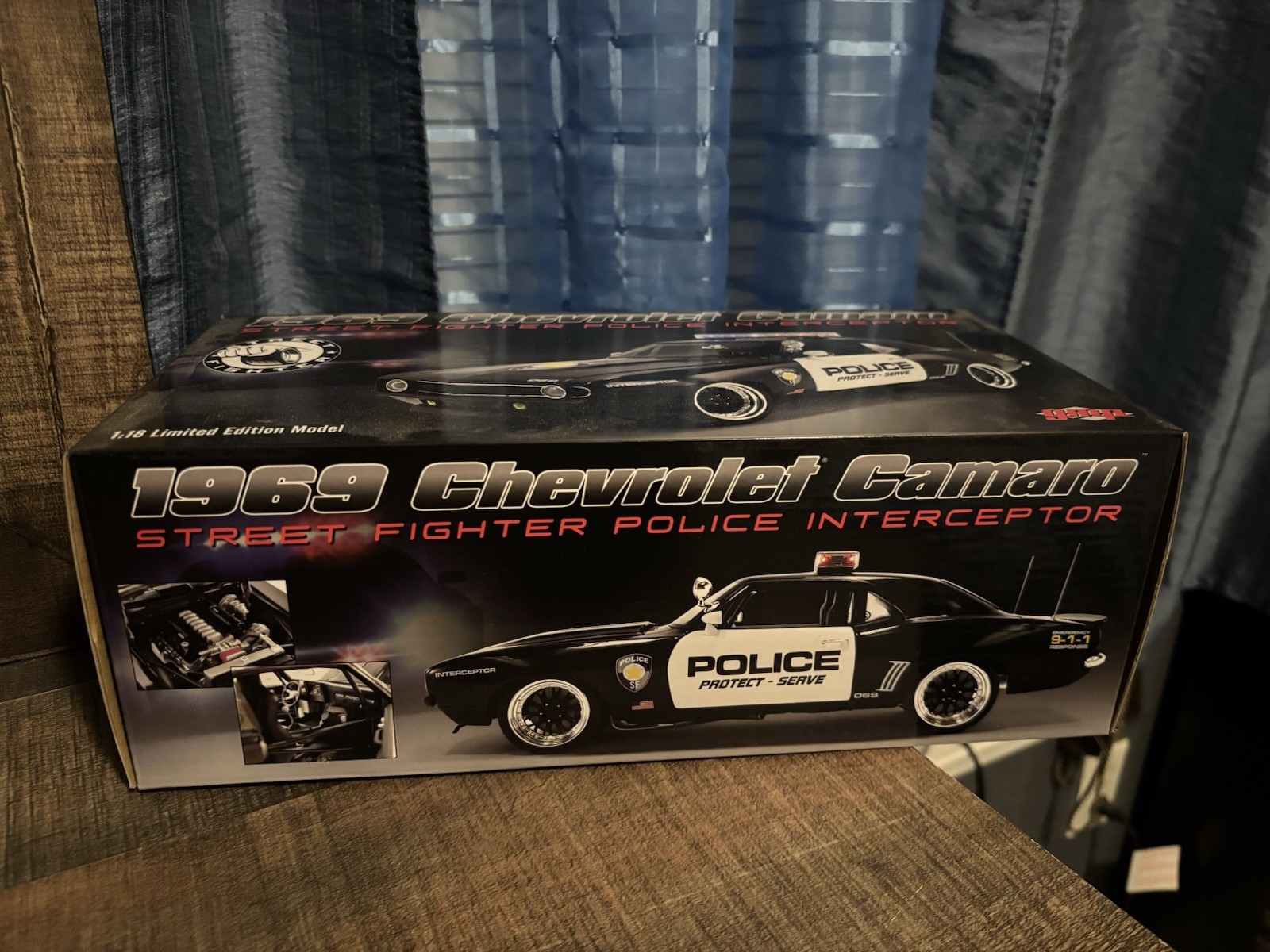 GMP Scale 1/18 1969 Chevrolet Camaro Street Fighter Police Interceptor #241 READ