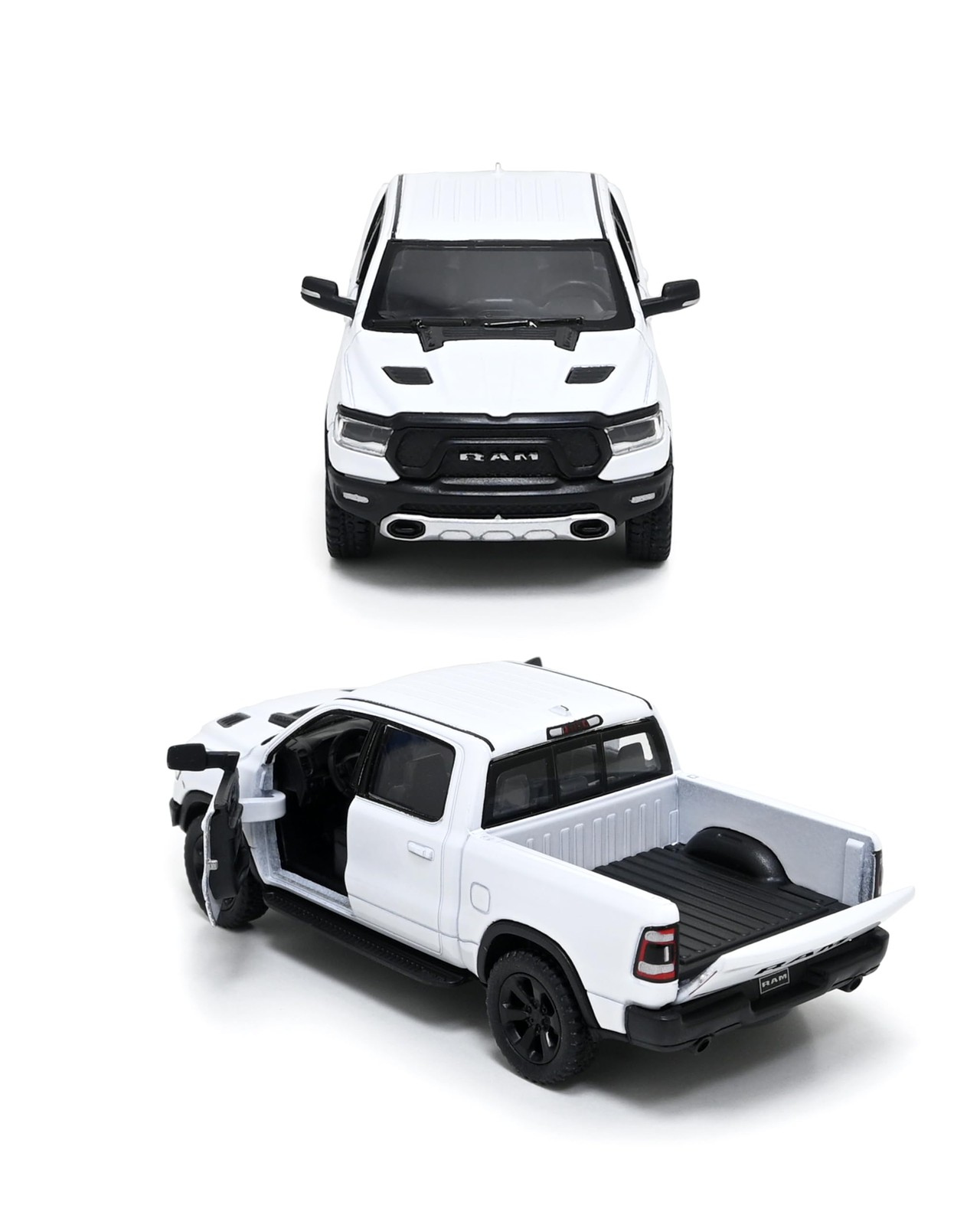 – 2019 Dodge Ram 1500 Pickup 1:46 O Scale 5″ Die Cast Metal Model Toy Truck (…