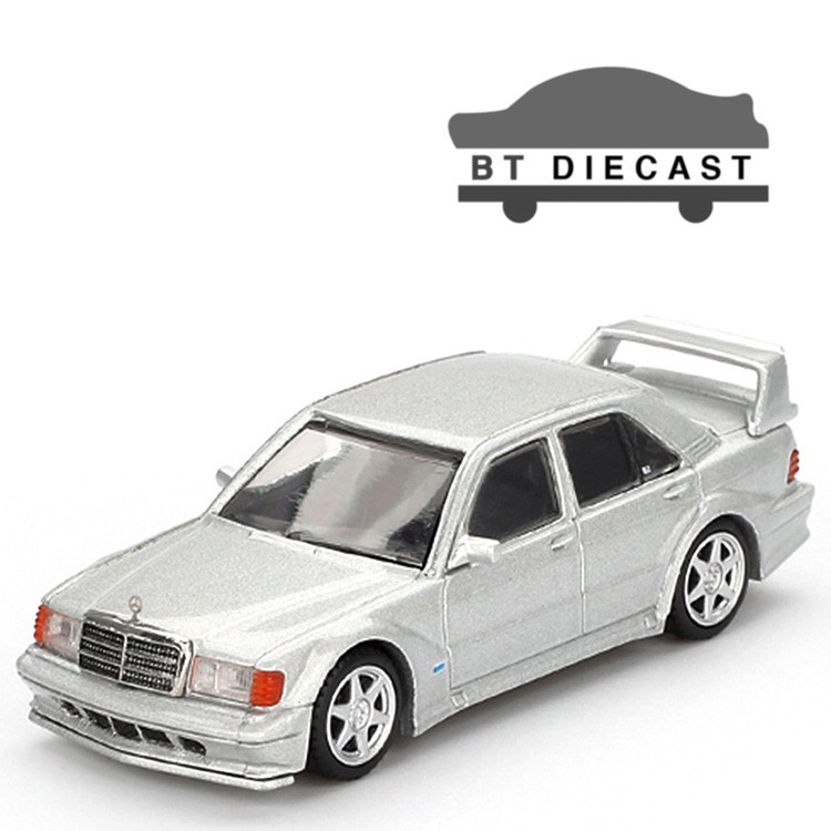 MINI GT MERCEDES BENZ 190E 2.5 16 EVOLUTION II 1/64 ASTRAL SILVER MGT00852