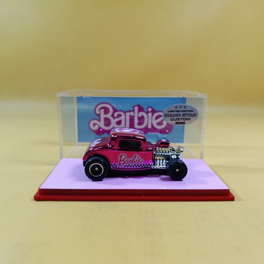 Hot Wheels ’32 FORD METAL/METAL Pink CHROME BARBIE (WANGSTAR CUSTOM) REAL RIDERS