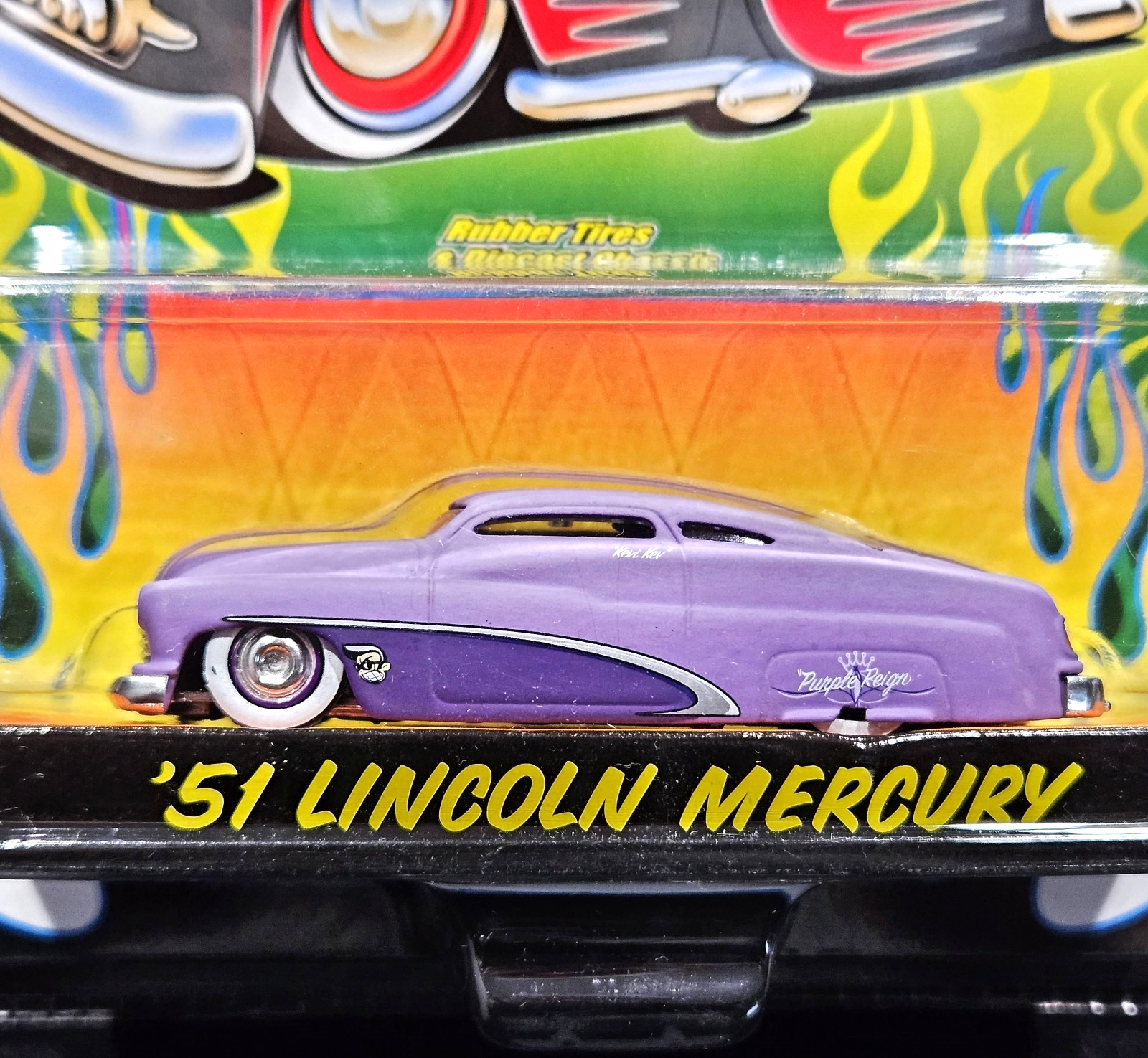 Jada 51 1951 Lincoln Mercury Road Rats Custom Style Merc Rat Rod Hot Rod Car Pur