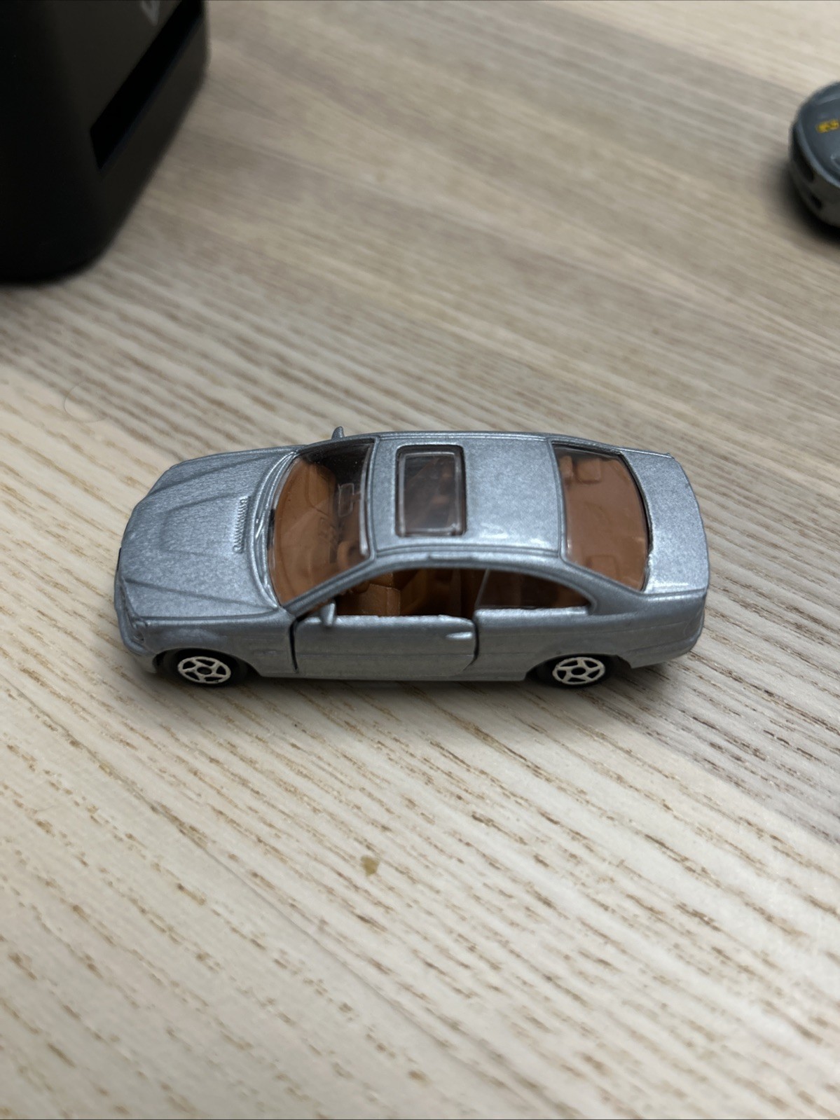 Majorette BMW M3 Metallic Silver / Brown Interior 1:59 (3″) no Package