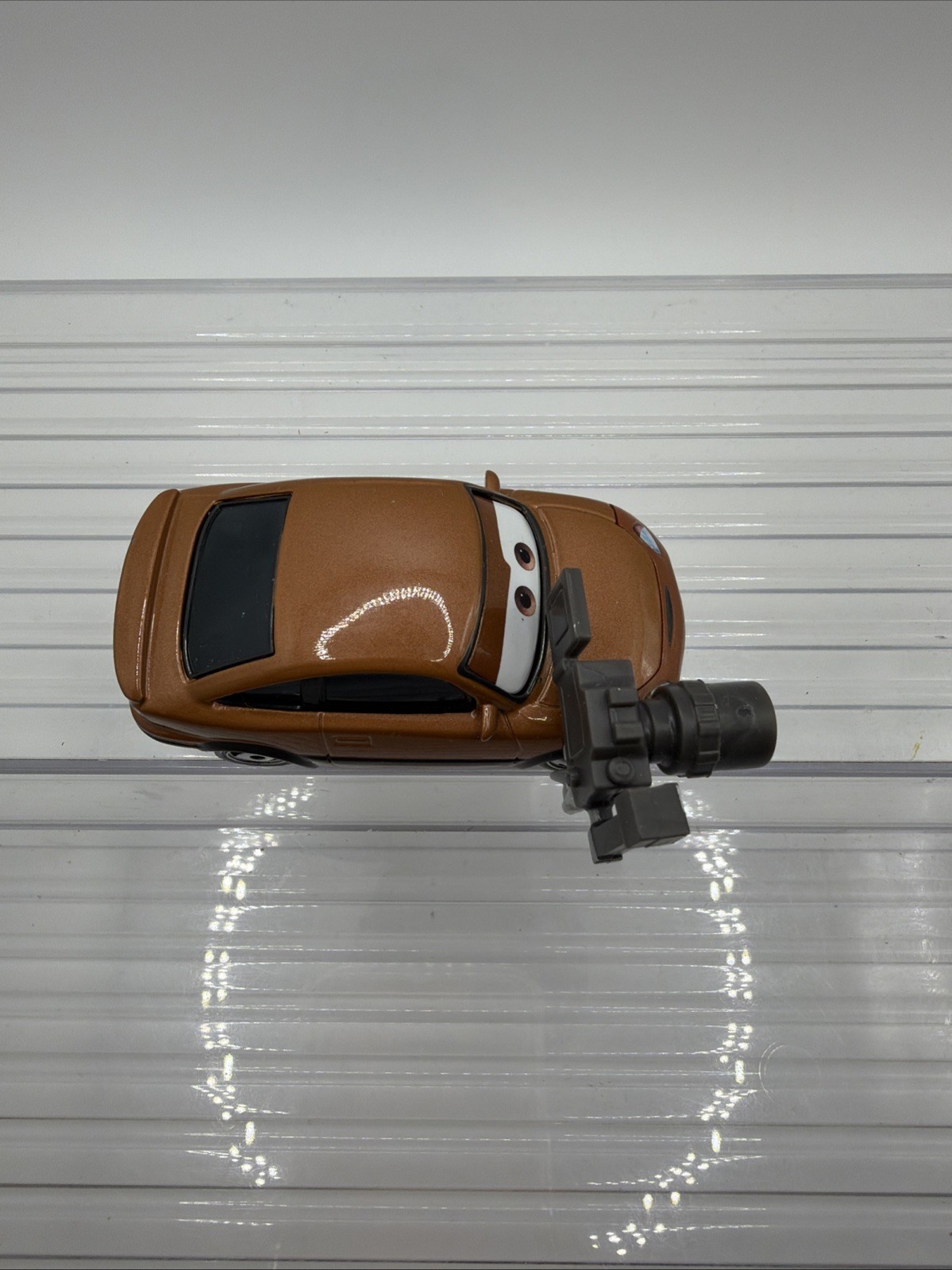 Mattel Disney Pixar Cars Diecast Cora Copper Reporter Camera 1:55