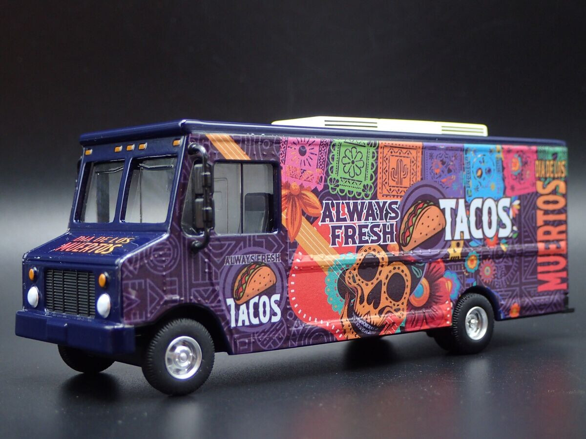 American Diorama 1/64 TACO FOOD TRUCK Die Cast Vehicle -TACOS-