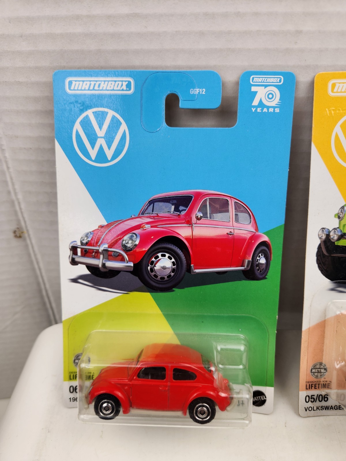Matchbox 70 Years Lot Of 3 1974 VOLKSWAGEN TYPE 181, 1974 Beetle & 4×4 Beetle