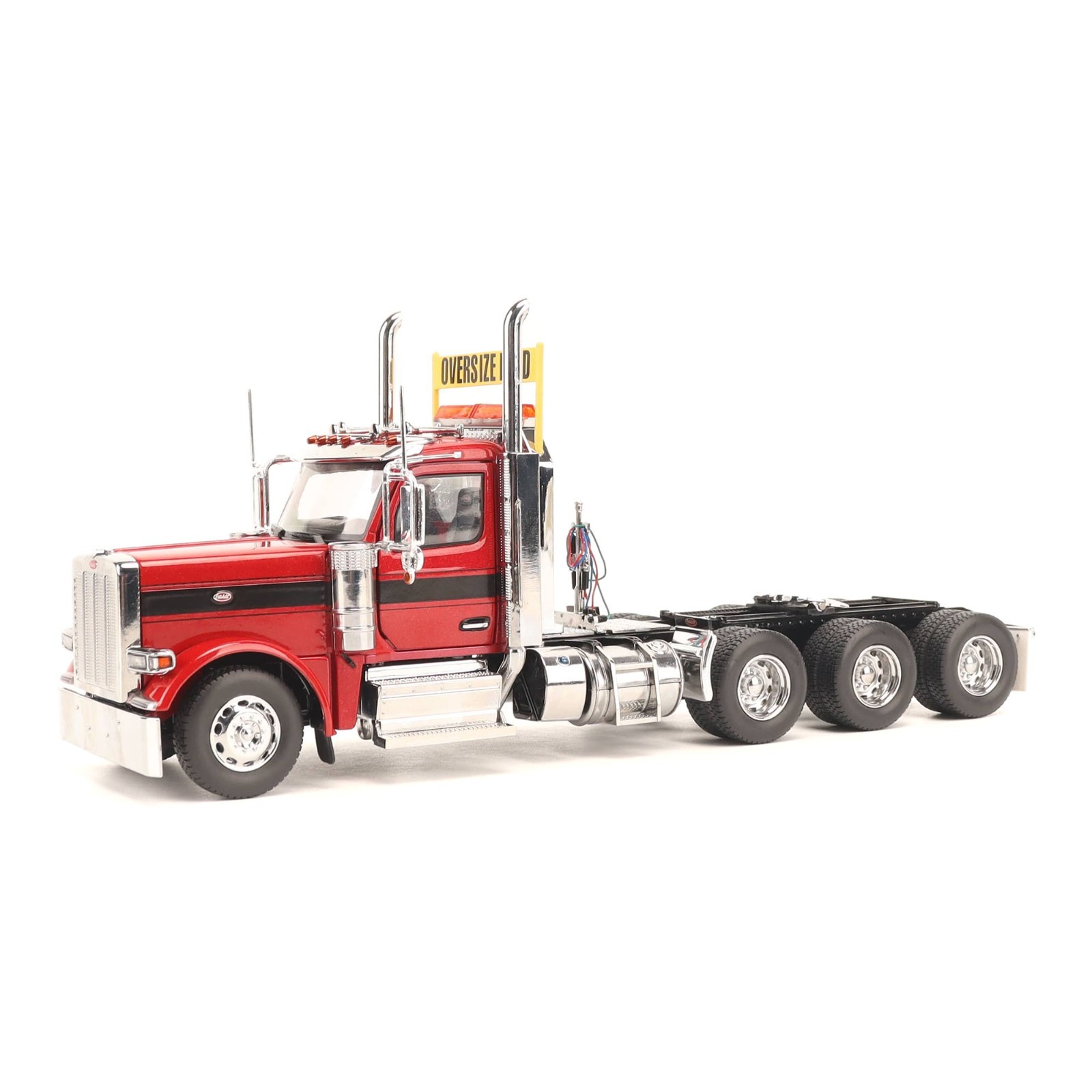 PETERBILT 589 TRUCK TRACTOR W/DAY CAB LEGENDARY RED 1/32 DIECAST MASTERS 71147