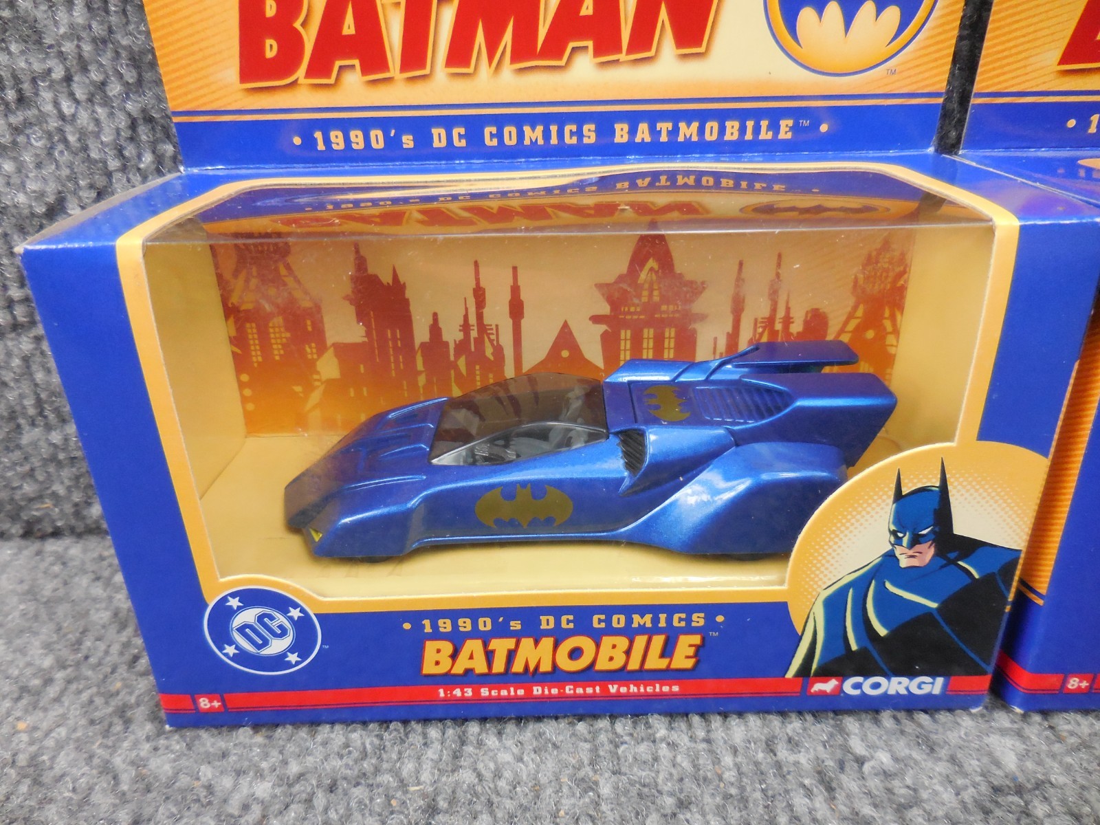 Sealed (8) Corgi Batmobile 1:43 Batman 1940’s 1950’s 1960’s 1970’s 1990’s 2000