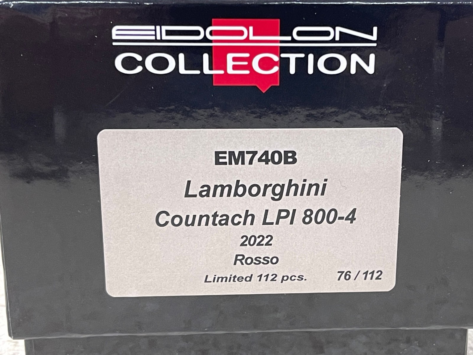 1/43 MakeUp Eidolon Lamborghini Countach LPI 800 – EM740B – Rosso