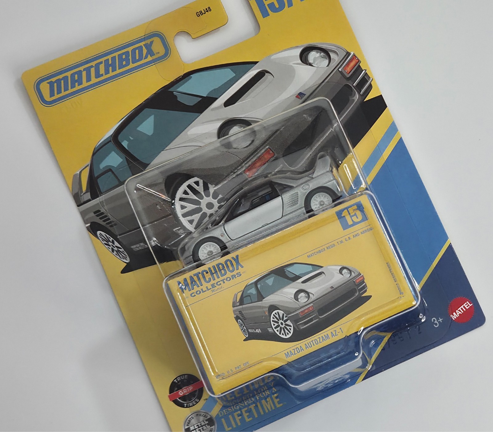Mazda Autozam AZ-1 15/20 COLLECTORS SERIES Matchbox 2026 JJV96 silver GULLWING