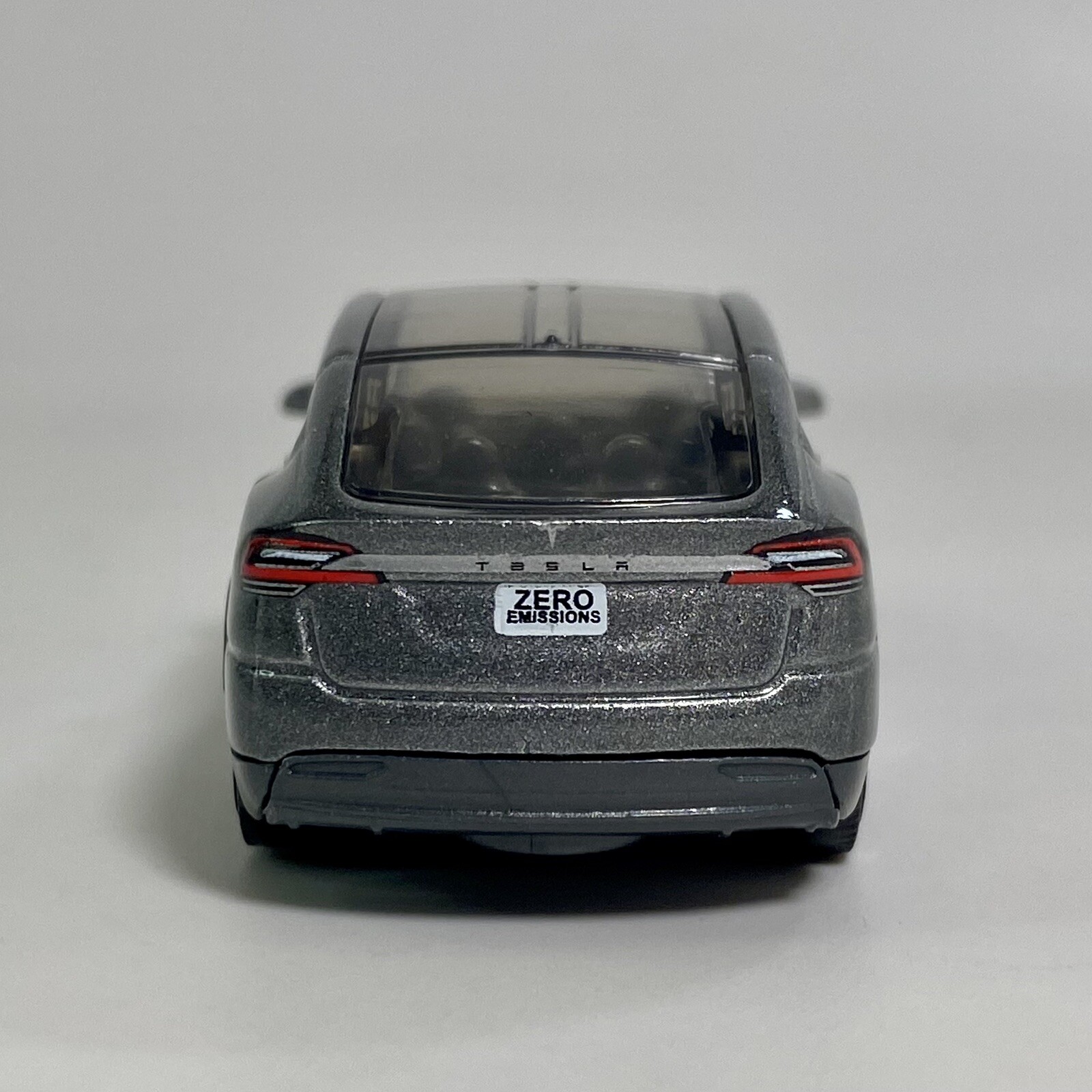 Tesla Model X Gray 1:64 Scale Diecast Diorama Model Car #90