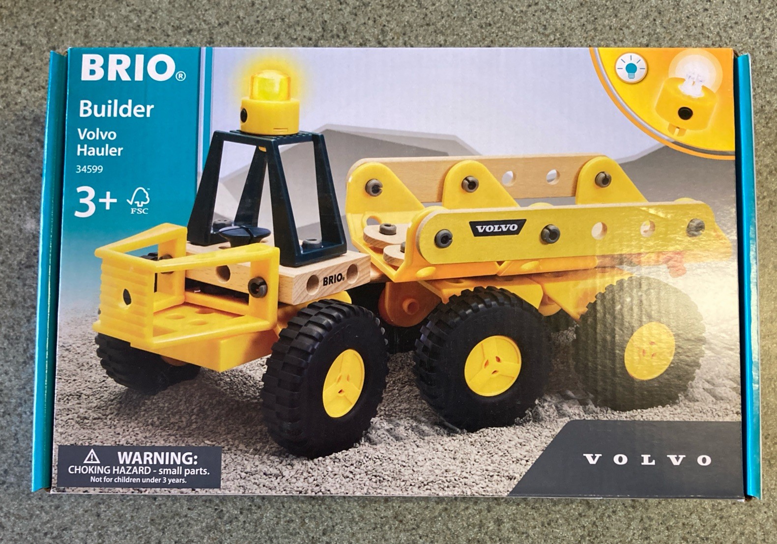 Builder – 34599 Volvo Hauler | Educational Construction Toy for Kids Age 3 Ye…