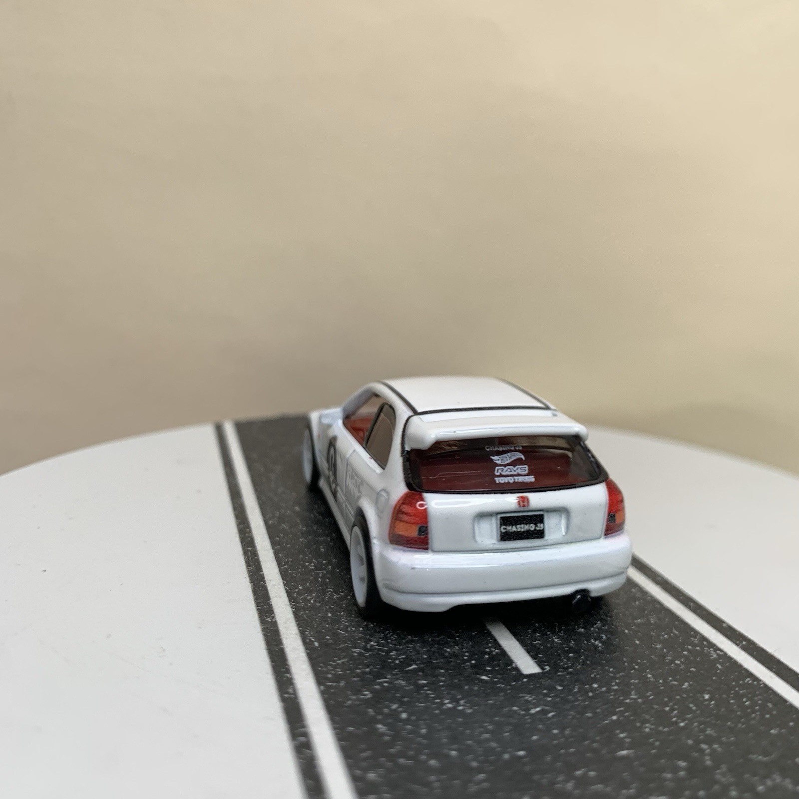 Hot Wheels Premium Boulevard #73 ’99 Honda Civic Type R EK9 Hatch White 1:64 NM