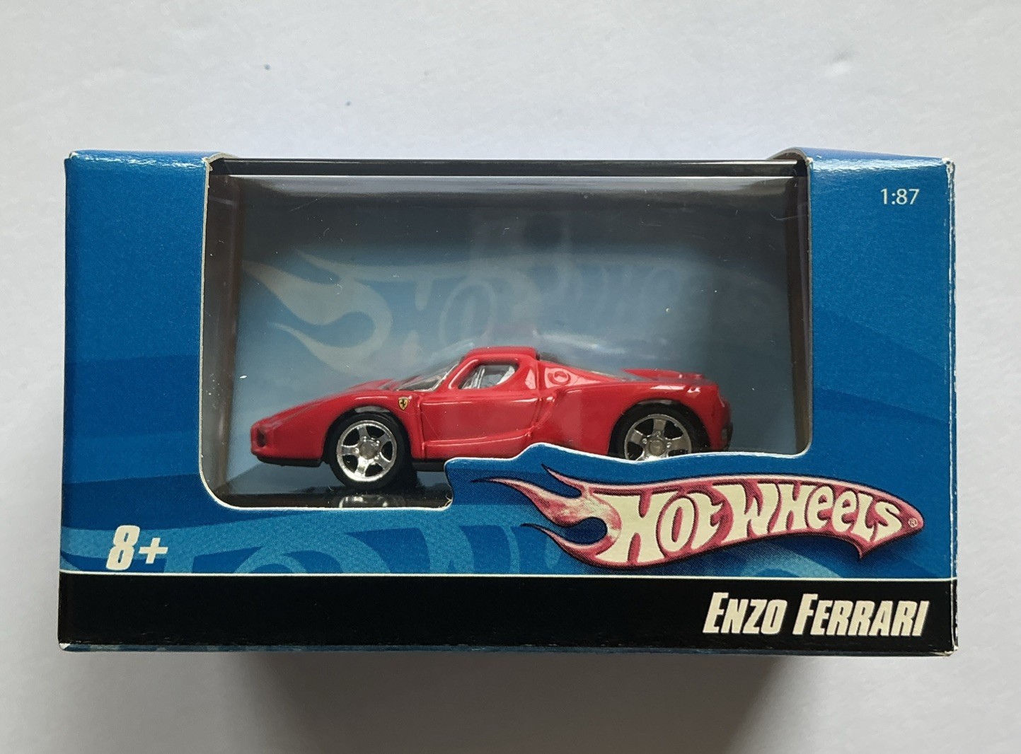 Hot Wheels 2007 ENZO FERRARI 1:87/HO Scale Lot of 3 Red, Black & Blue NIP