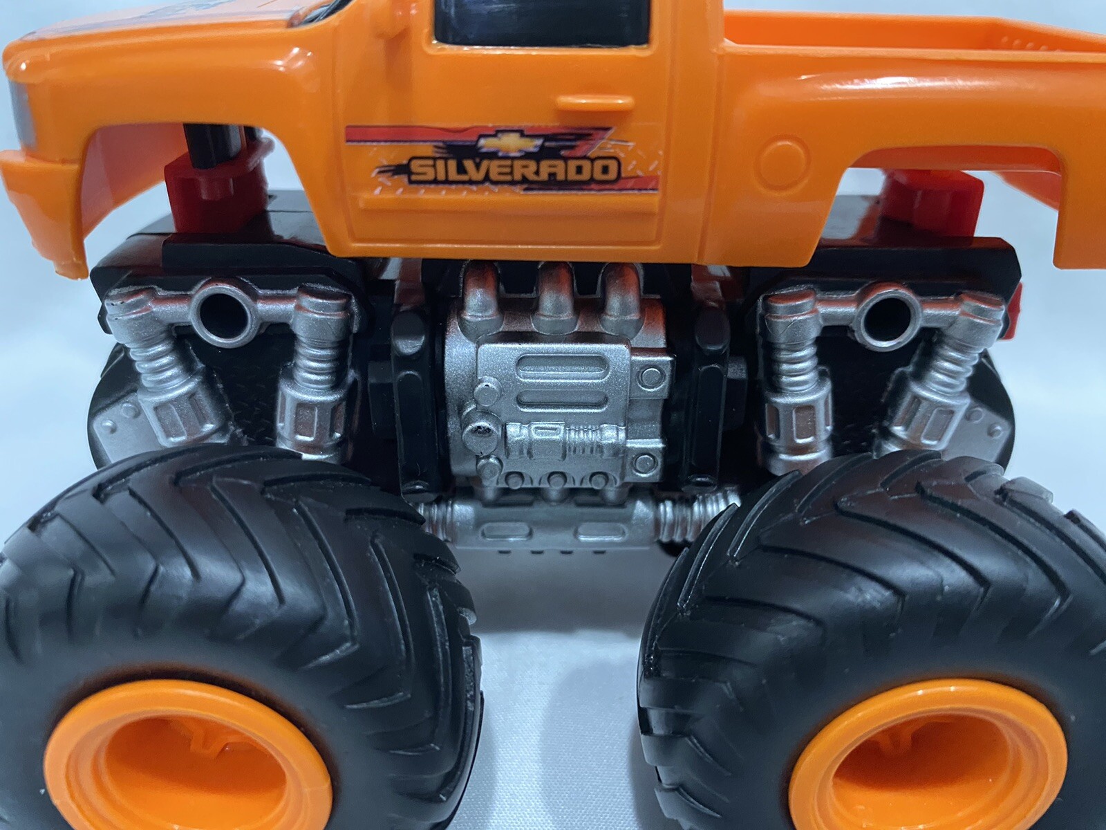 Chevy Silverado Friction Powered Push And Go Monster Truck Off Road Big Wheels
