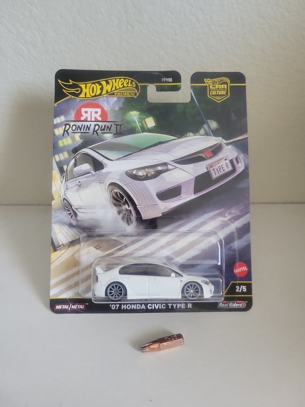 2025 Hot Wheels Car Culture Ronin Run 2 07 Honda Civic Type R