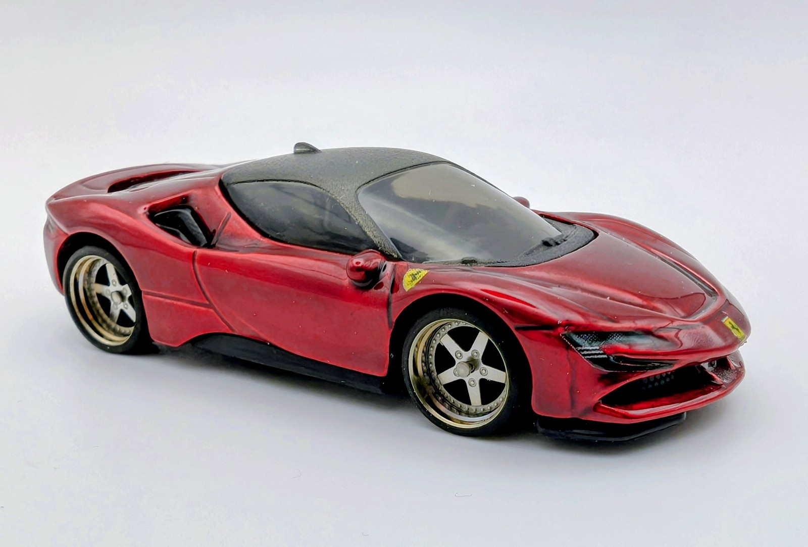 Hot Wheels CUSTOM Ferrari SF90 Stradale STH Spectraflame RLC