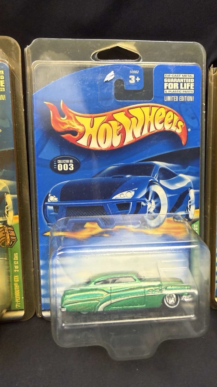 VTG Hot Wheels Treasure Hunts Lot 2001 3 CARS IN PROTECTO PAKS
