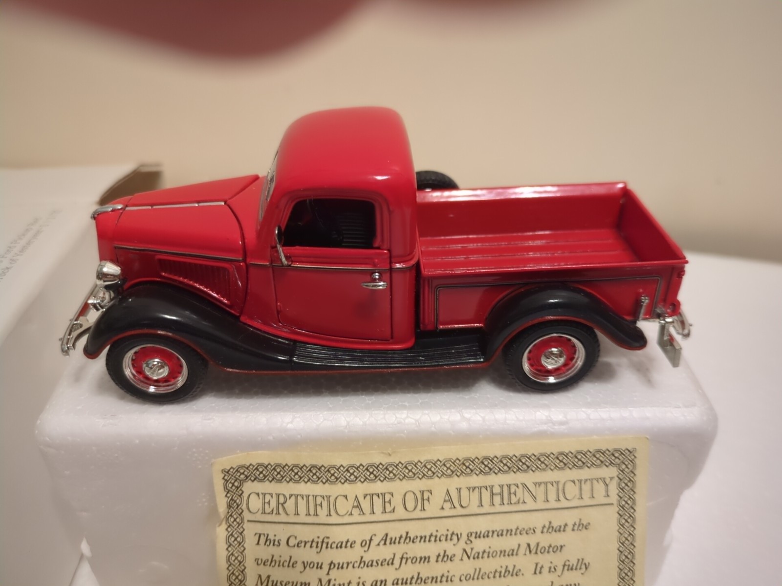 ARKO Mint 1936 Ford Pickup truck, red; Flathead V-8 ½-ton