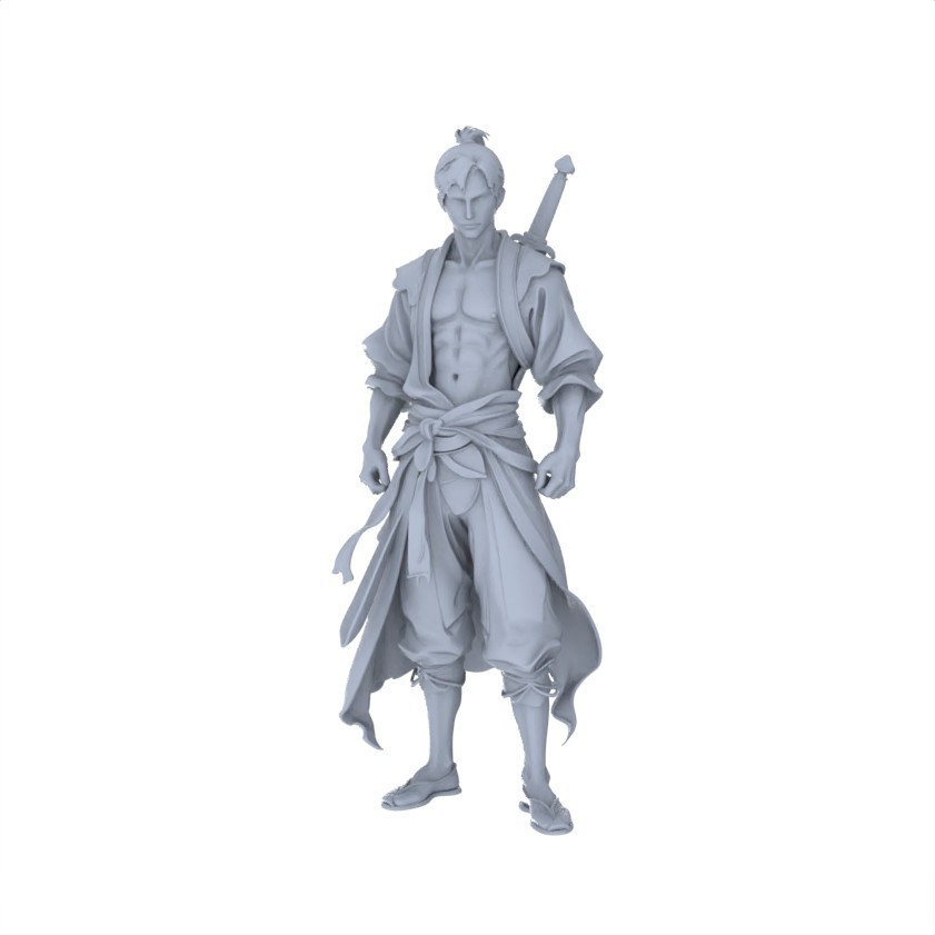 LYTR165 1/64/87/160 Ancient Style Fantasy Characters Xianxia Demon Figures Scene