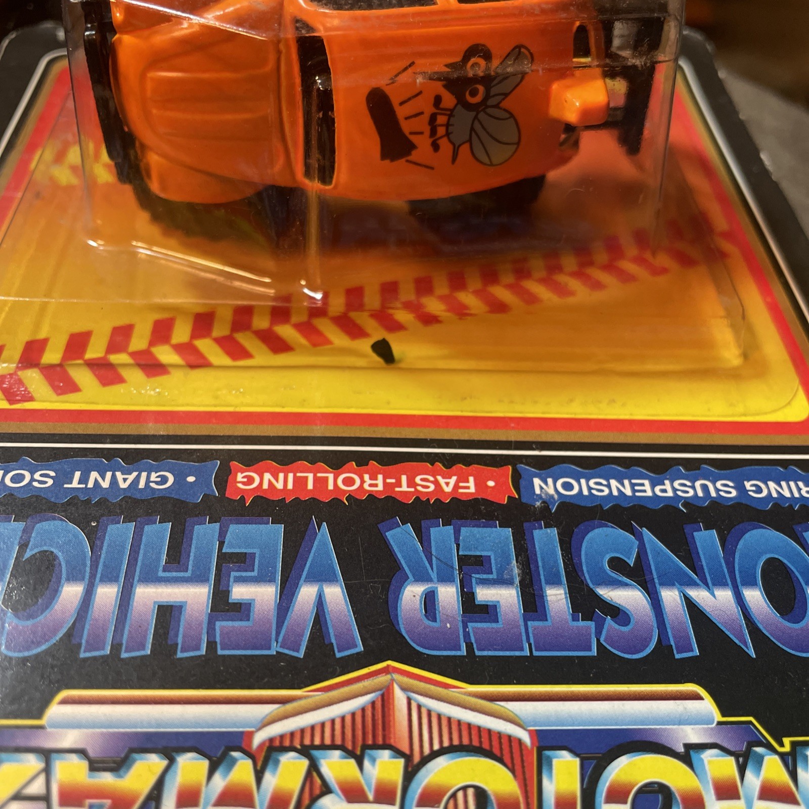 Vintage MonsterMax Monster Vehicles Die Cast Metal & Plastic car Bug Bomb