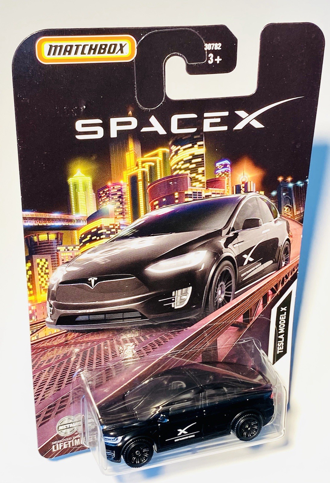 Matchbox SpaceX TESLA MODEL X 75/100 Black New in Box