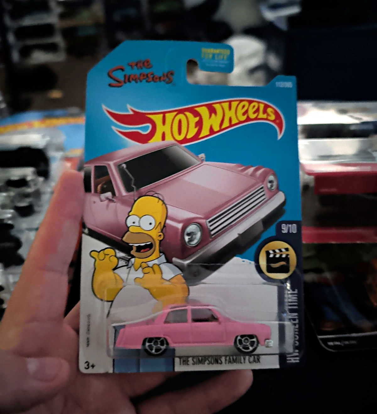 Hot Wheels The Simpsons Family Car Pink 1:64 Diecast Screen Time Unopened