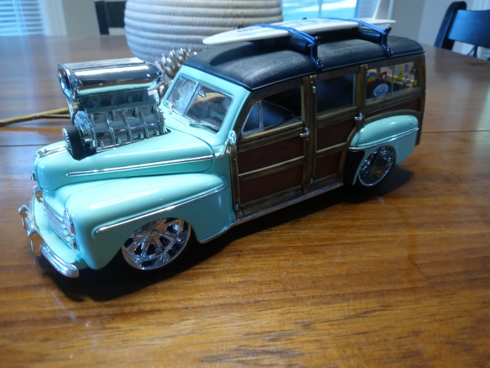 1/18 Custom Signature Series 1948 Ford Woody Wagon Ratfink Ratrod Hotrod Cool
