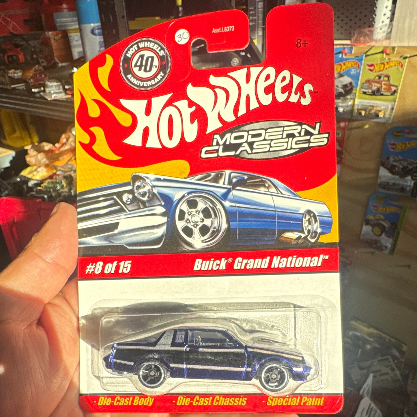 Hot Wheels Modern Classics 1:64 1987 Buick Grand National Blue Diecast Unopened