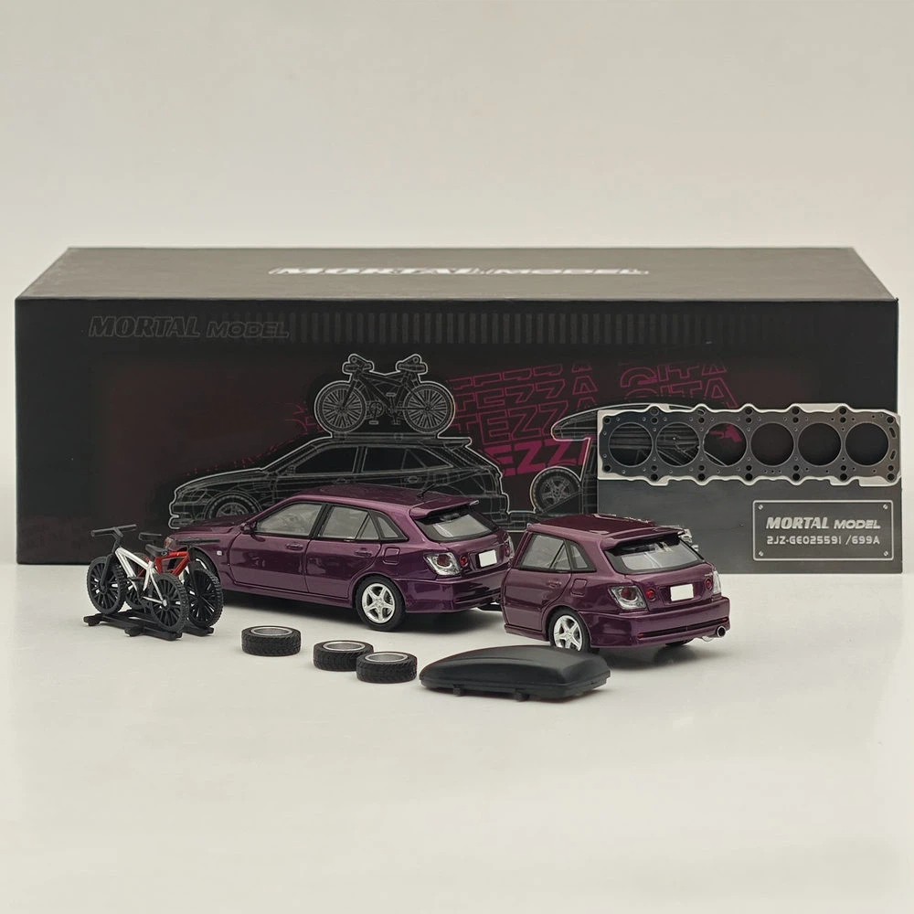 Mortal Masterpiece 1:64 Altezza Gita IS200 Trailer Set Diecast Collectible Gift