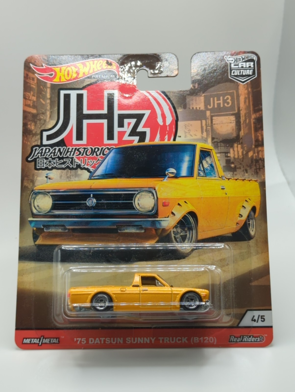 Hot Wheels 75 Datsun Sunny Truck (B120) Premium Japan Historics 3 JH3