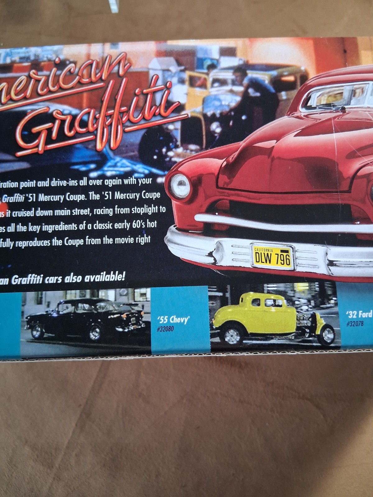 American Muscle 1951 Mercury Coupe American Graffiti 1:18 Diecast Car NIB