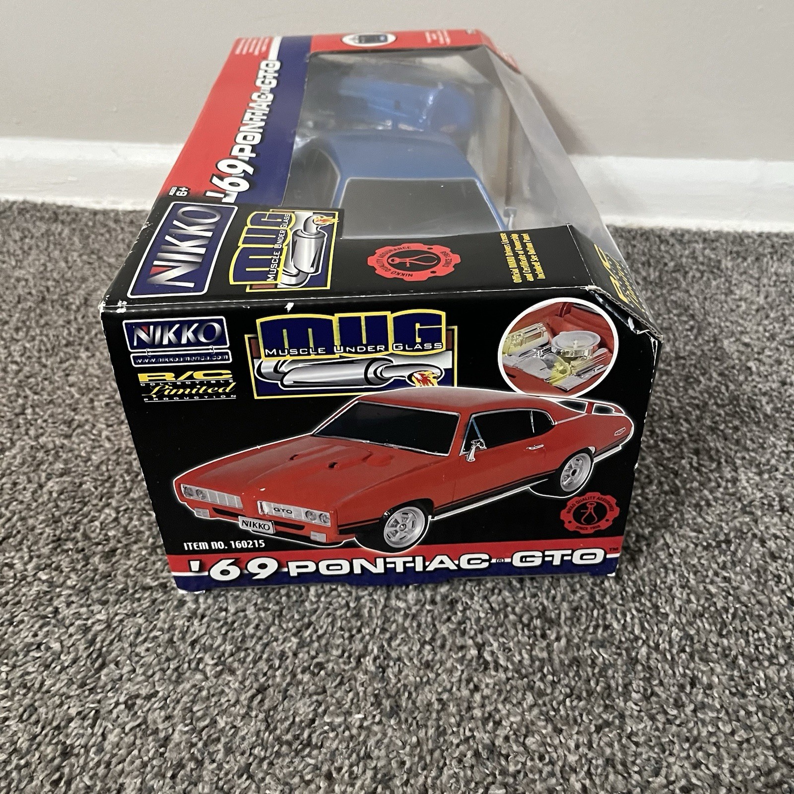 Vintage NIKKO RC 1969 Pontiac GTO Great Shape (Mug Series) 1:16 Radio Controlled