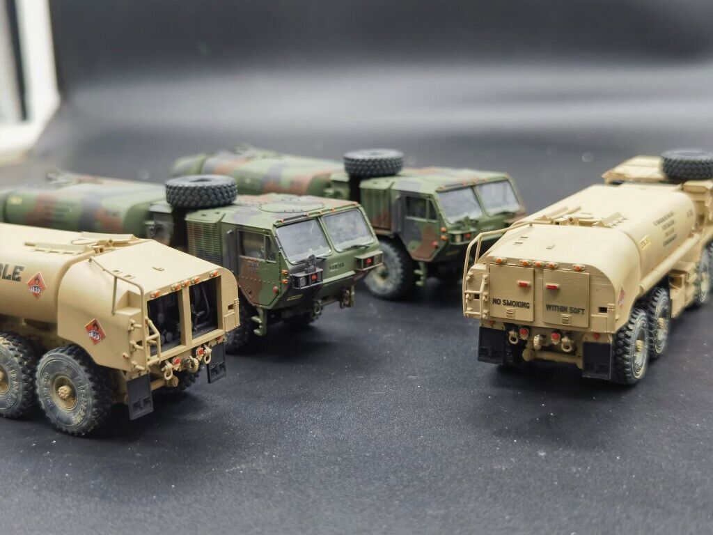 1/72 U.S. Army HEMTT M978 A4 Tanker NATO Tricolor Desert Color Model Finished