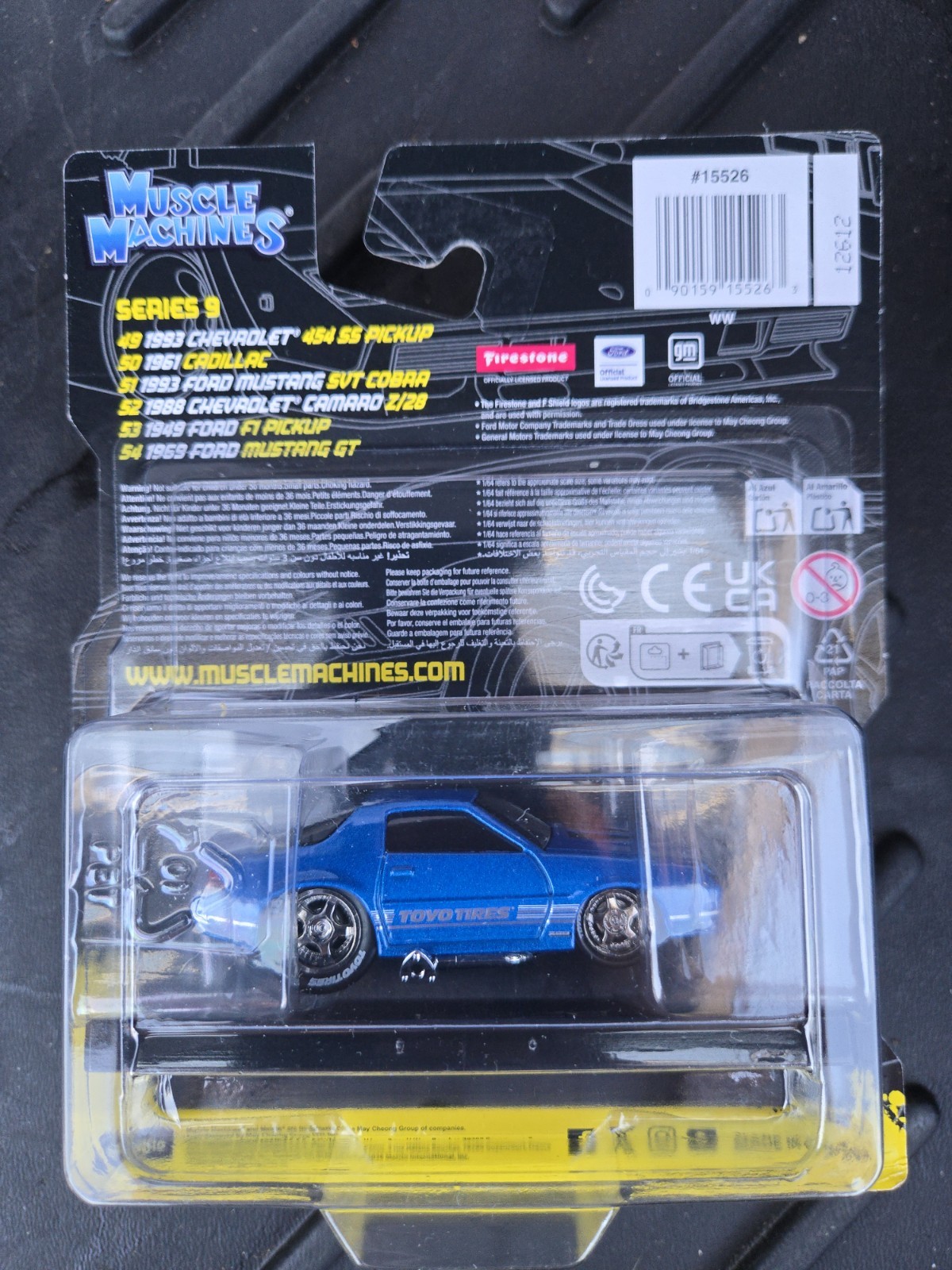 🔥Muscle Machines 2026 Series 9 1988 Chevrolet Chevy Camaro Z/28 Blue #52 NEW