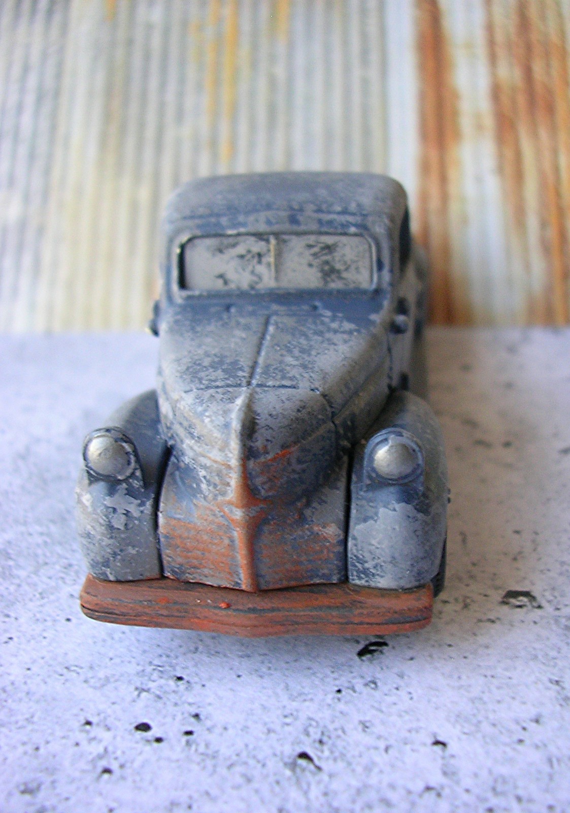 Matchbox 1940 V-Series Dodge Pickup Truck Rusty Weathered Barn Find