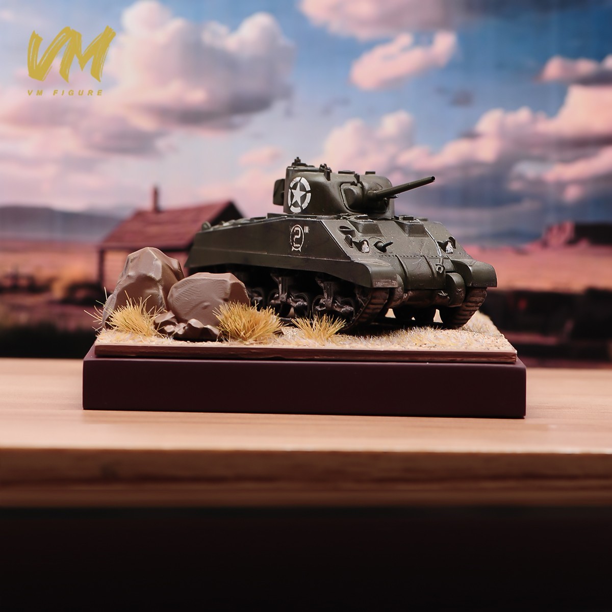 1/64 Resin Desert Diorama Display Base Square Scenery Platform for Car Figures