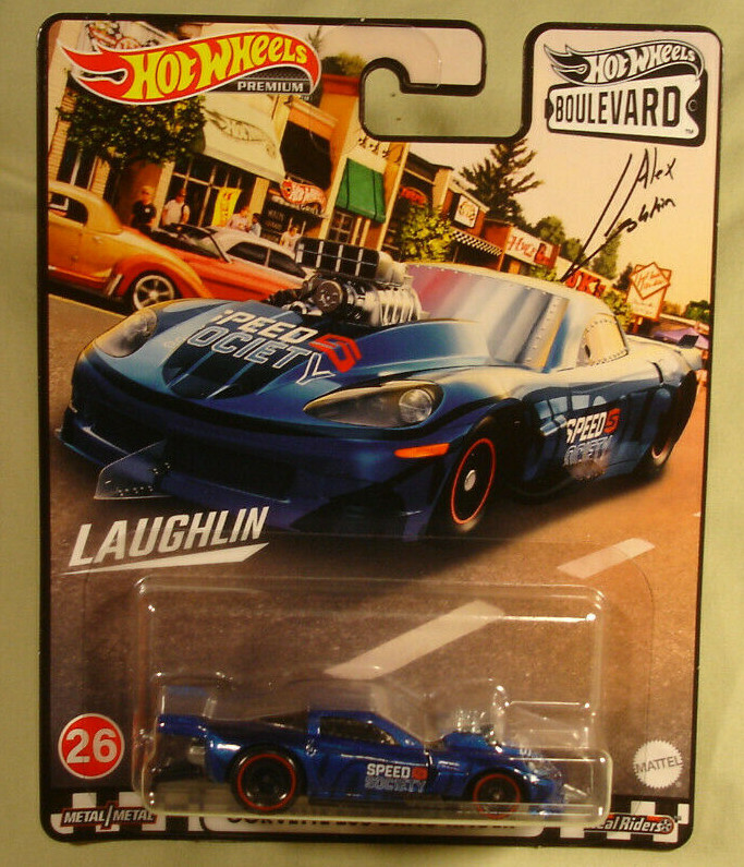 Hot Wheels Boulevard Corvette Z06 Drag Racer blue 2021 new in package